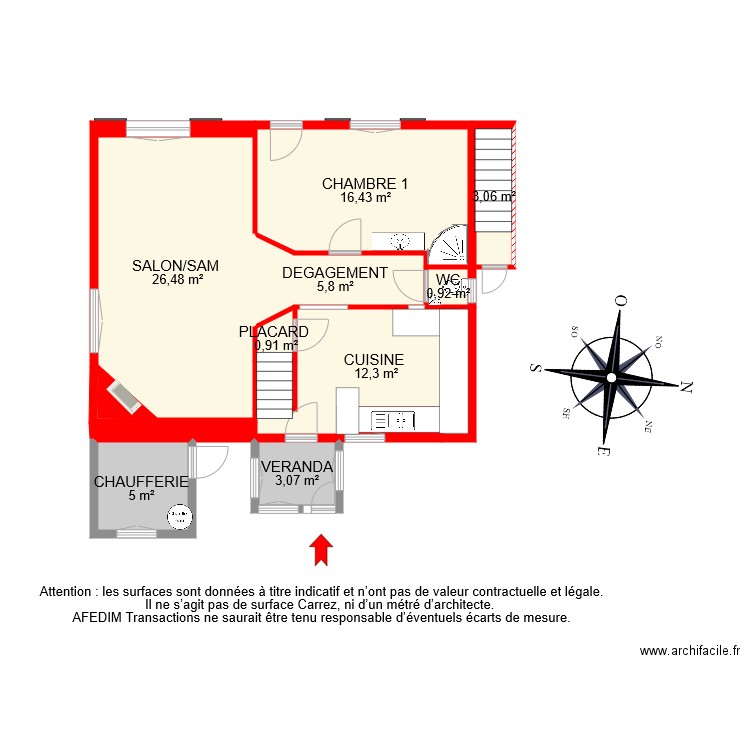 BI 7545 RDC. Plan de 0 pièce et 0 m2