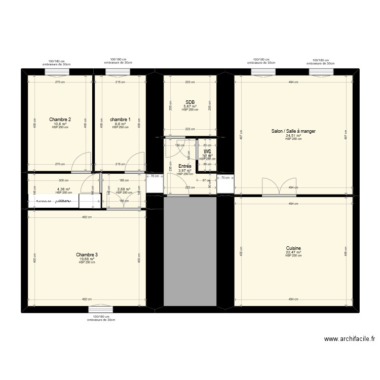 SCI ORIN existant. Plan de 0 pièce et 0 m2
