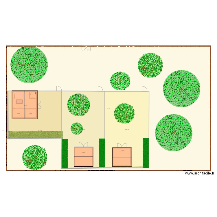 complex chiens 2. Plan de 9 pièces et 932 m2