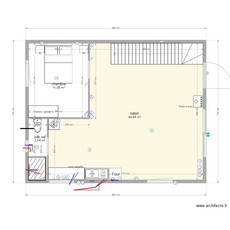 chabottes 1. Plan de 0 pièce et 0 m2