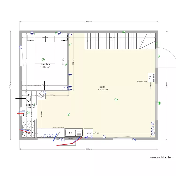 chabottes 1. Plan de 