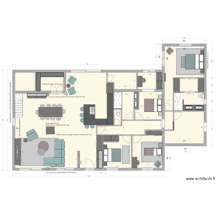 Plan 1. Plan de 0 pièce et 0 m2