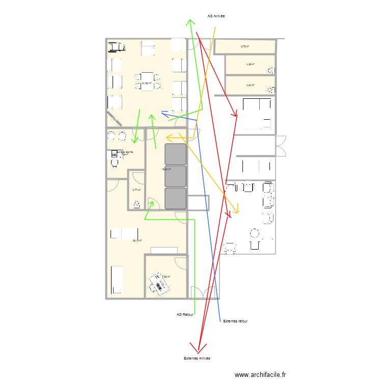 UEA. Plan de 0 pièce et 0 m2