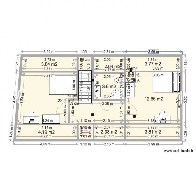 comble. Plan de 0 pièce et 0 m2