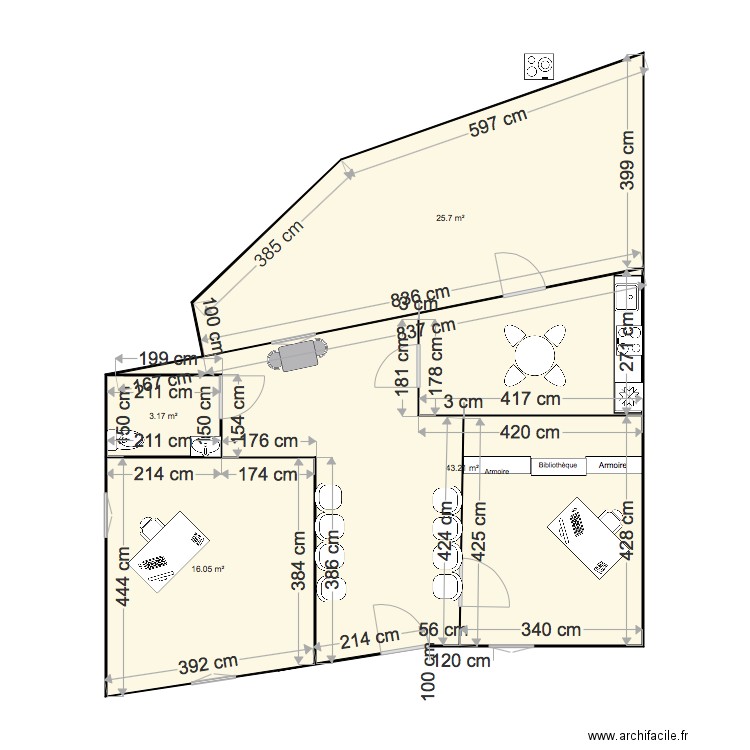 Pernay 3. Plan de 0 pièce et 0 m2