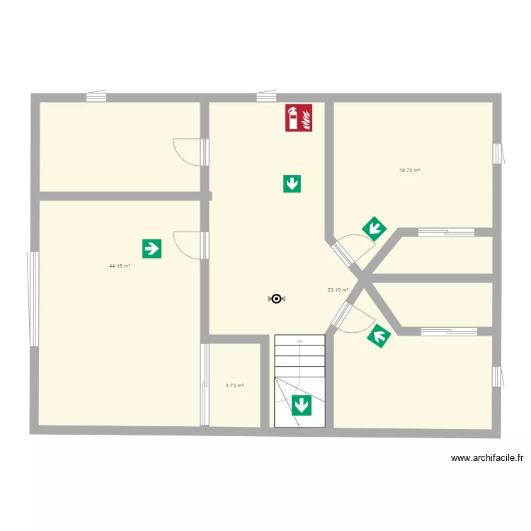 maison  2  iem. Plan de 