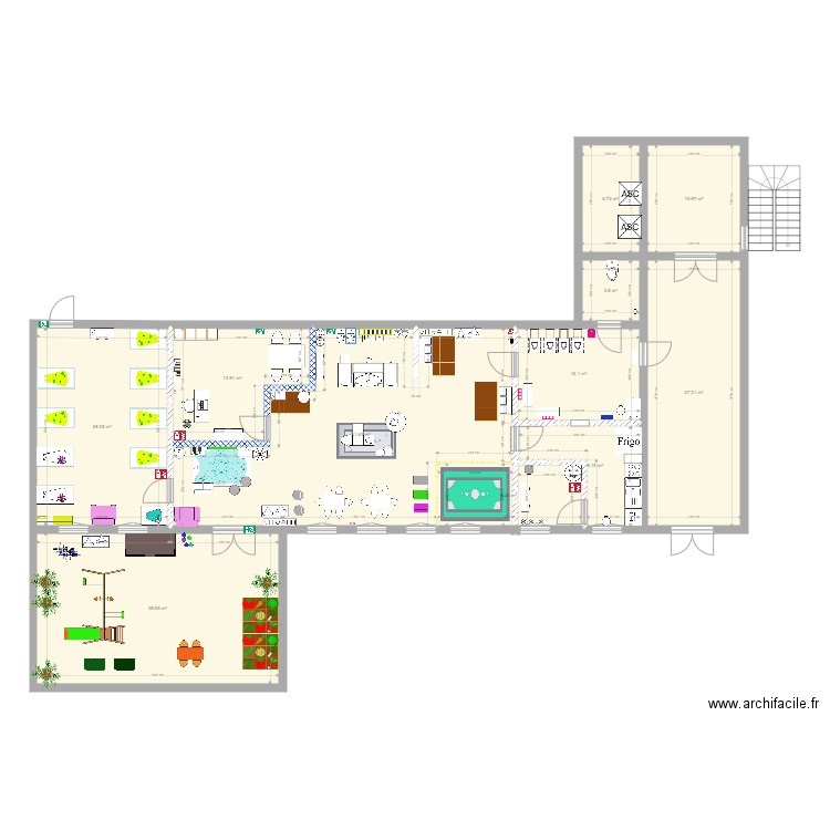 Dessin Crèche Cher Hub ins 2. Plan de 0 pièce et 0 m2