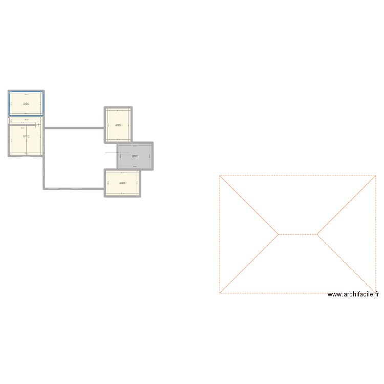 MAISON TOAHOTU-03. Plan de 5 pièces et 65 m2