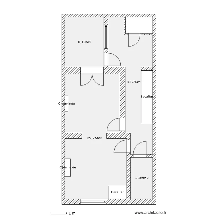 Sous-sol. Plan de 