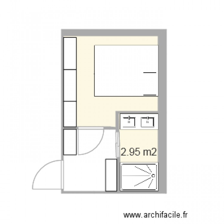 Garage. Plan de 0 pièce et 0 m2