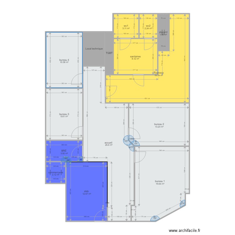 perget. Plan de 0 pièce et 0 m2