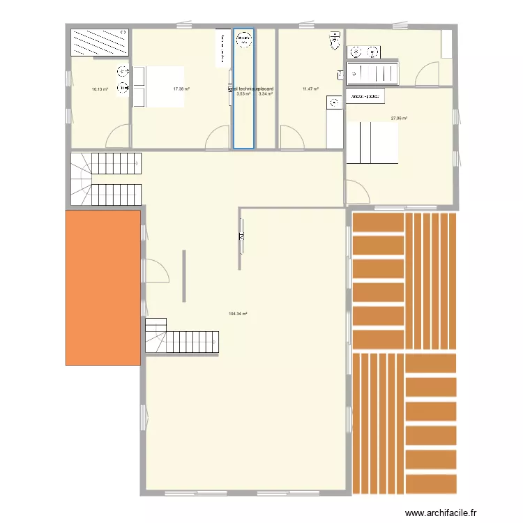 plans d&eacute;finitifs brognon. Plan de 