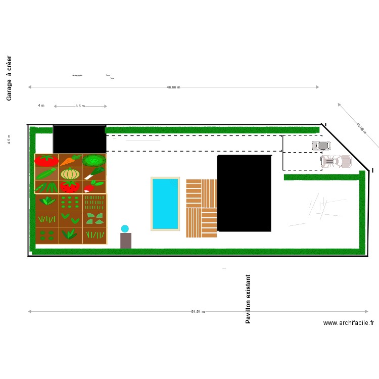jardin mathieu 1. Plan de 0 pièce et 0 m2