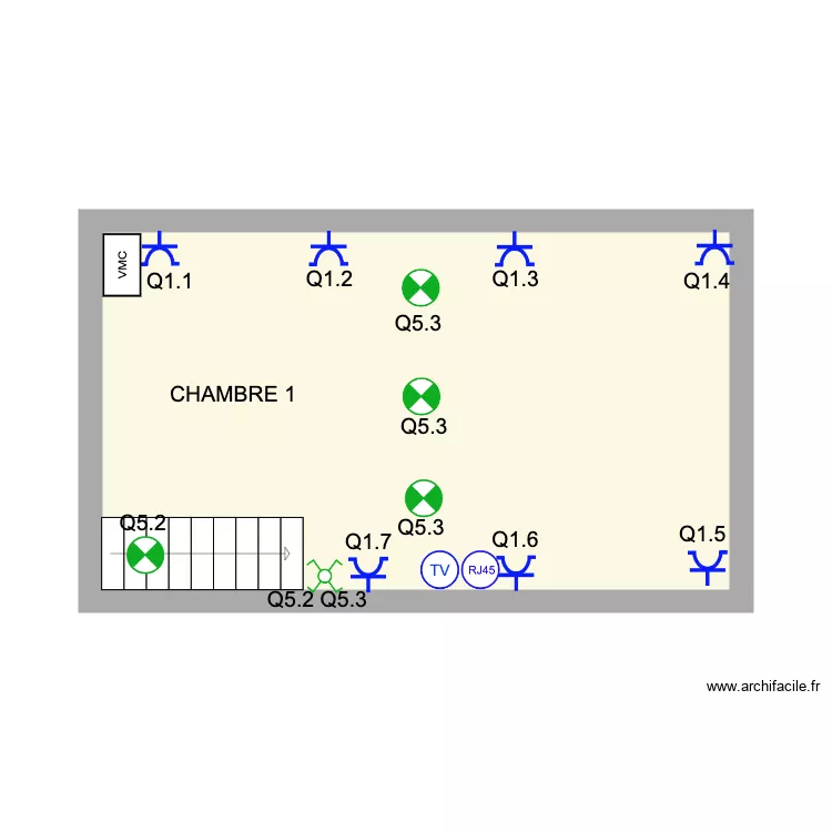 PLAN ELOI CHAMBRE 1. Plan de 