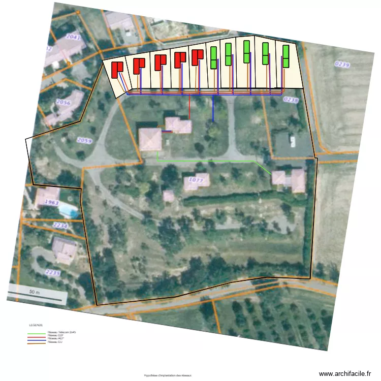 CAMPING VALENSOLE R2SEAUX. Plan de 