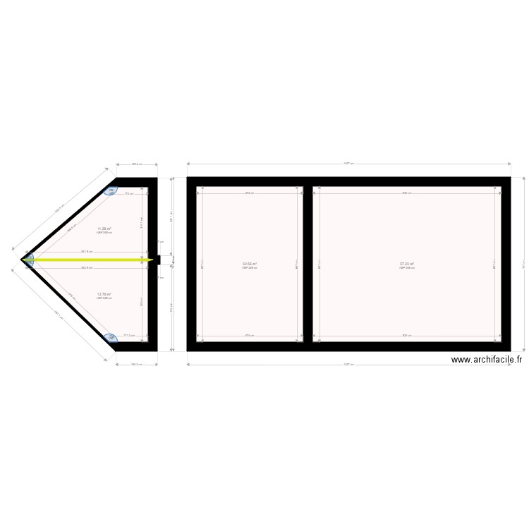 betton. Plan de 0 pièce et 0 m2