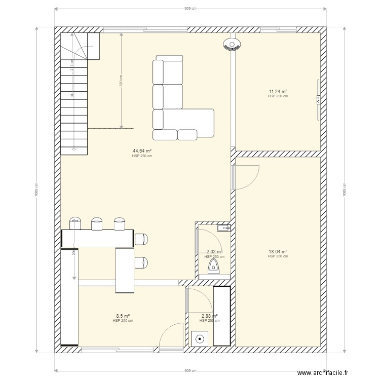 R1 SALESSES 2. Plan de 0 pièce et 0 m2