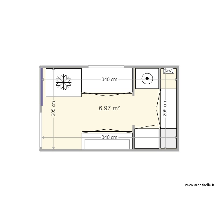 Cellier. Plan de 0 pièce et 0 m2
