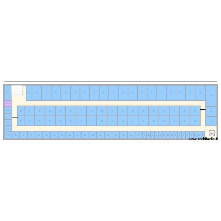 macon. Plan de 563 pièces et 5274 m2