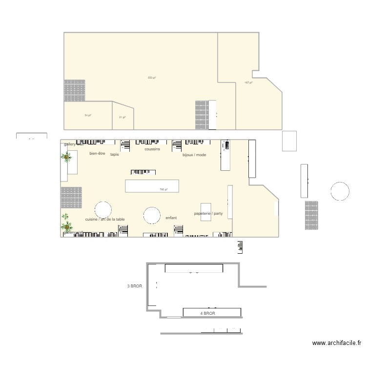 buk et nola. Plan de 0 pièce et 0 m2