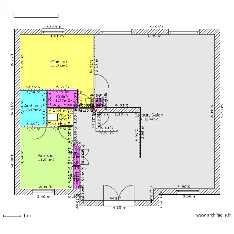 RdeCh. Plan de 0 pièce et 0 m2