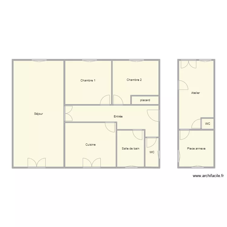 bourguoin rdc. Plan de bourguoin rdc. Plan de