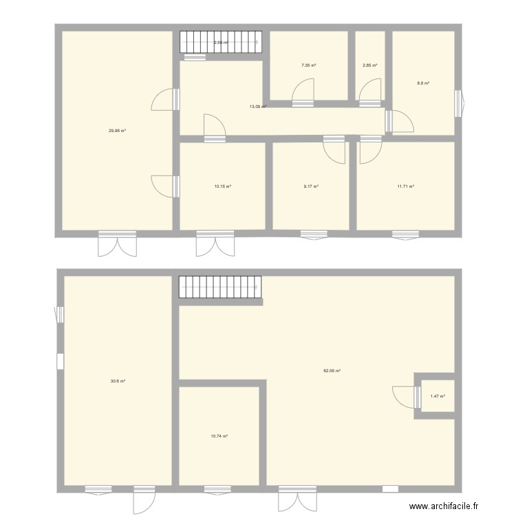 Maison Plan CS. Plan de 0 pièce et 0 m2