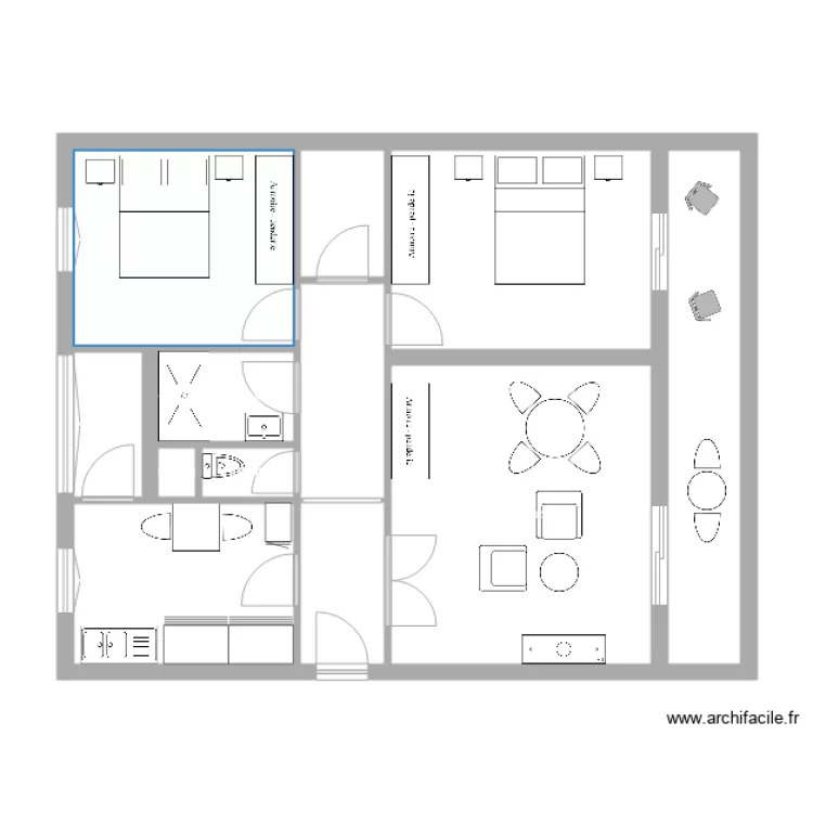 albitreccia plan. Plan de 