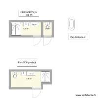 Plan SDB pour personne &agrave; mobilit&eacute; r&eacute;duite