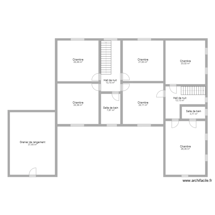 sainte Catherine premier. Plan de 