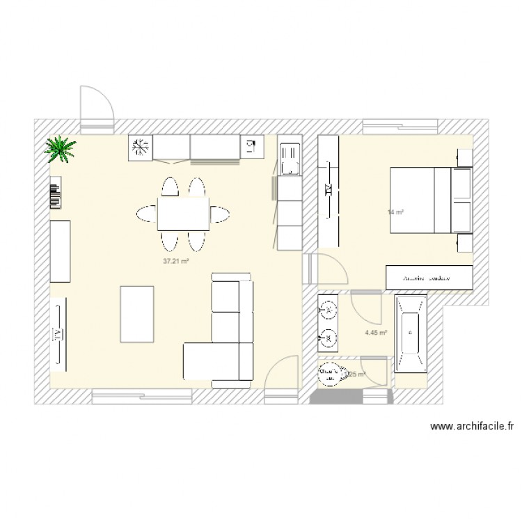 Cazaux 5e essai. Plan de 0 pièce et 0 m2