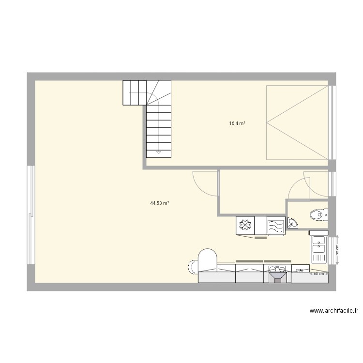 Lezennes RdC. Plan de 0 pièce et 0 m2