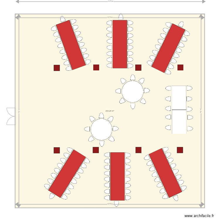 ELSA ET VINCENT 03 JUIN 2023. Plan de 1 pièce et 253 m2