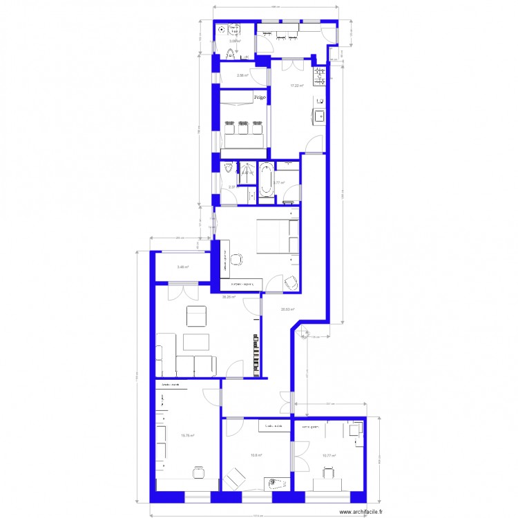 plan sao felix 3. Plan de 0 pièce et 0 m2