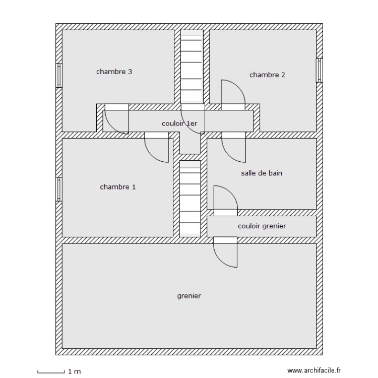 coignard 1er. Plan de 0 pièce et 0 m2