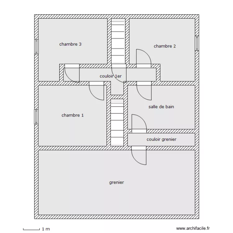 coignard 1er. Plan de coignard 1er. Plan de