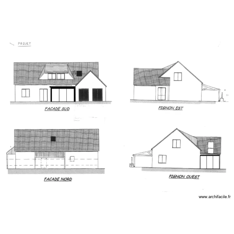 Marquer Projet. Plan de 