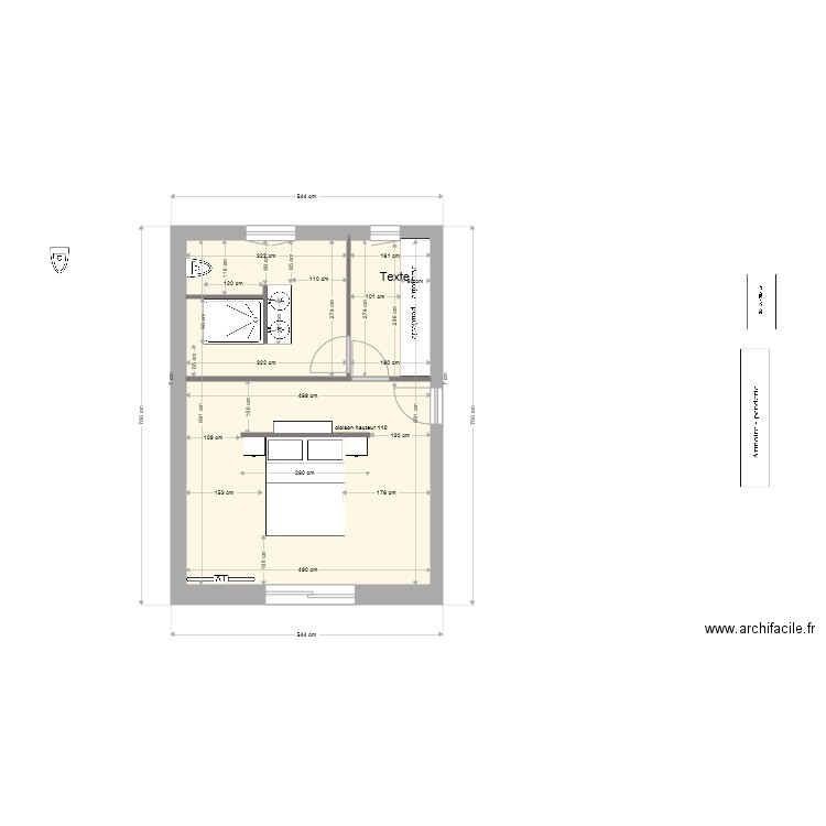 CHAMBRE COCO VINC 5. Plan de 0 pièce et 0 m2