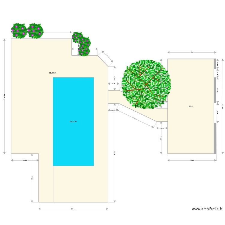 maison m. Plan de 4 pièces et 156 m2