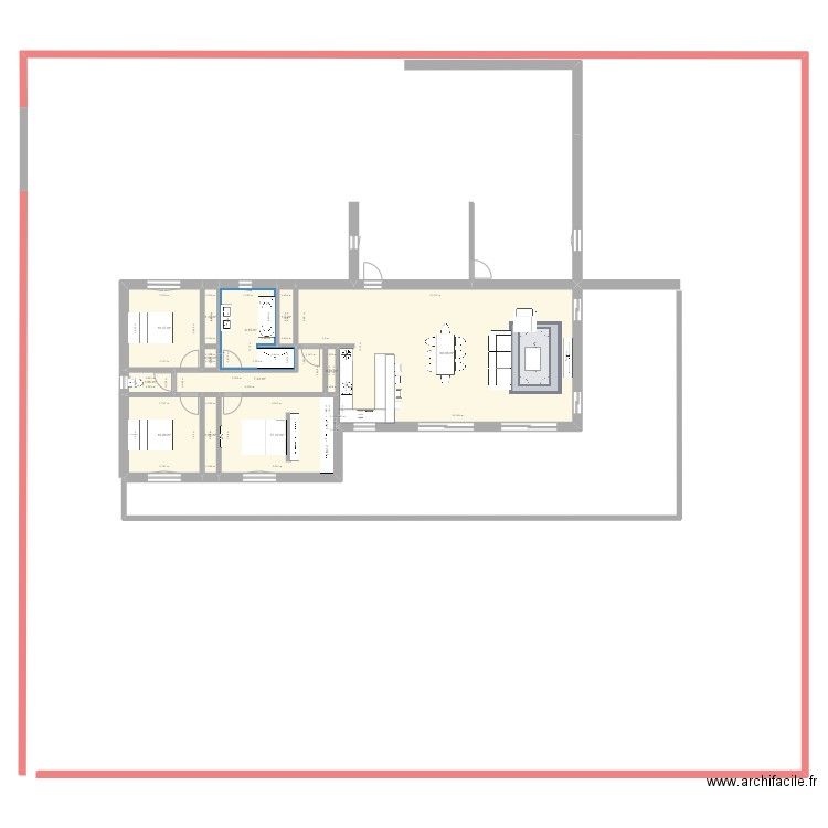 nous12345678910. Plan de 12 pièces et 130 m2