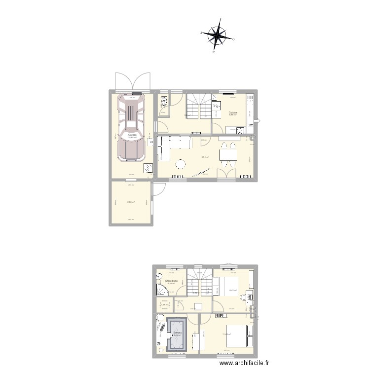 Maison Montpon. Plan de 0 pièce et 0 m2