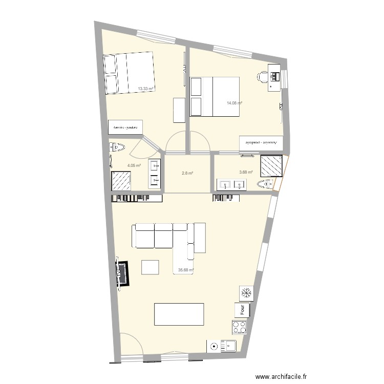 Saint Paul 14. Plan de 0 pièce et 0 m2