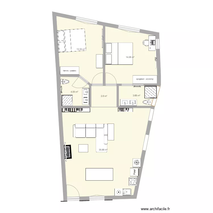 Saint Paul 14. Plan de 