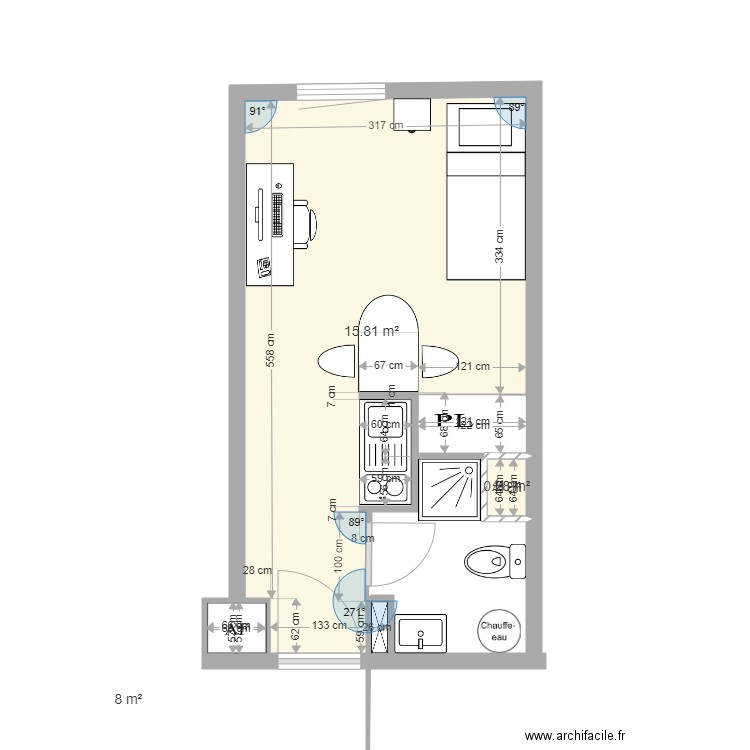 Appartement Mélinda. Plan de 0 pièce et 0 m2