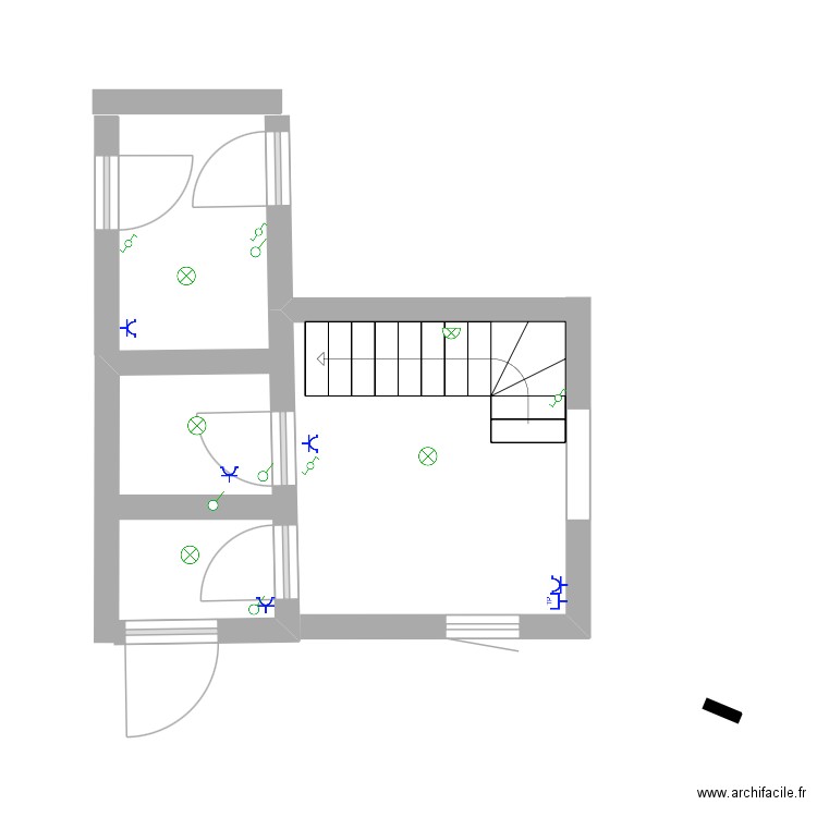 Hall entree. Plan de 0 pièce et 0 m2