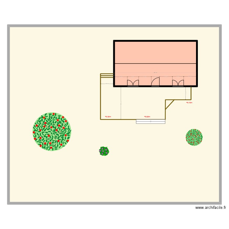 Plan Lubac. Plan de 6 pièces et 588 m2