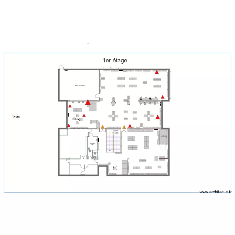 1er ETAGE FUITES. Plan de 1er ETAGE FUITES. Plan de