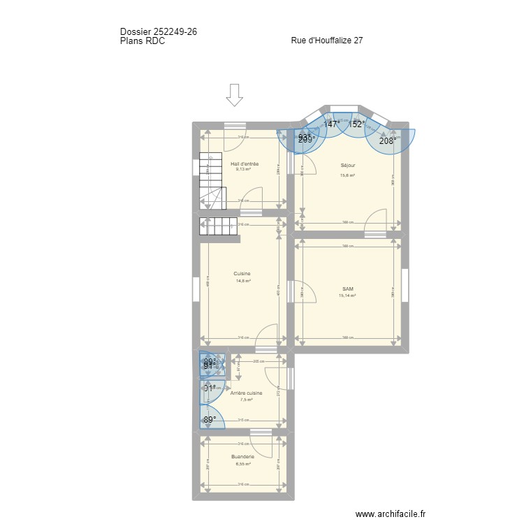 Houffalize 27 Gouvy rez. Plan de 0 pièce et 0 m2