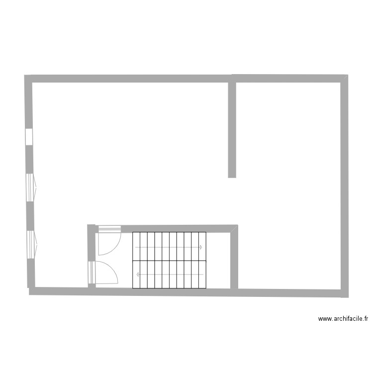 Pan étage CTM initial. Plan de 0 pièce et 0 m2