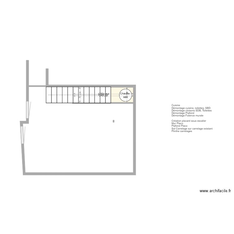 Ile de Ré Cuisine Projet. Plan de 0 pièce et 0 m2